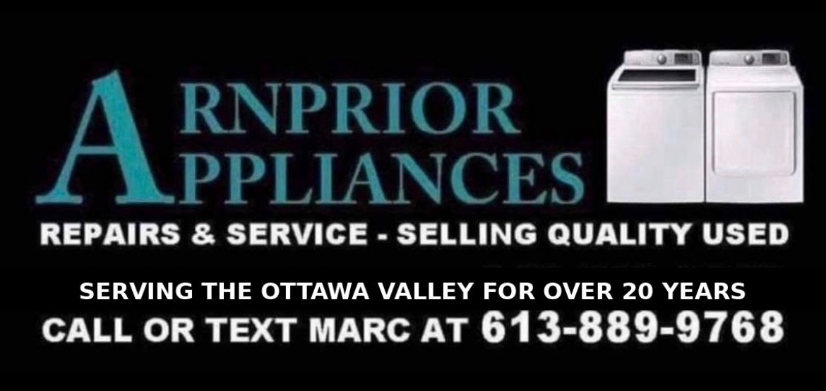 Arnprior Appliances business card